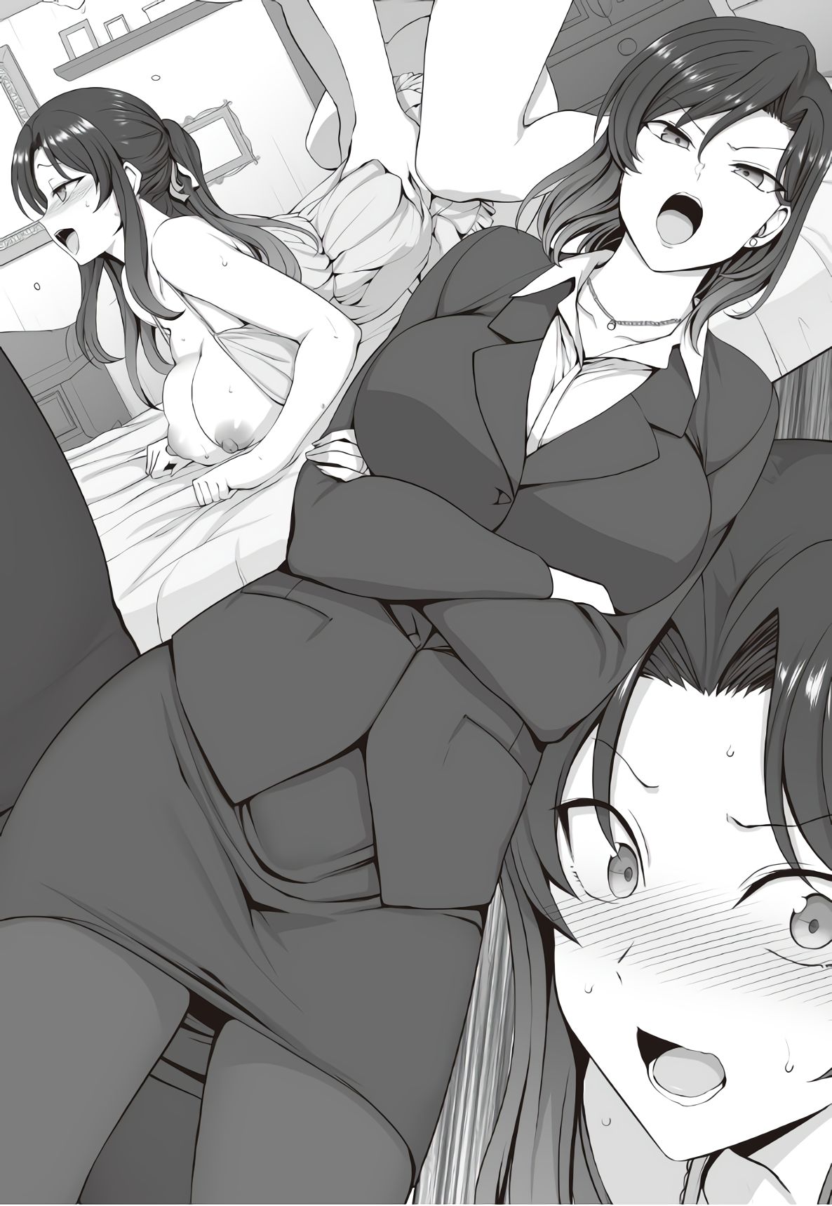 Saimin Gakushuu Himemiya Tsukino to Himemiya Ryouka, Oyako Seifuku page 12 full