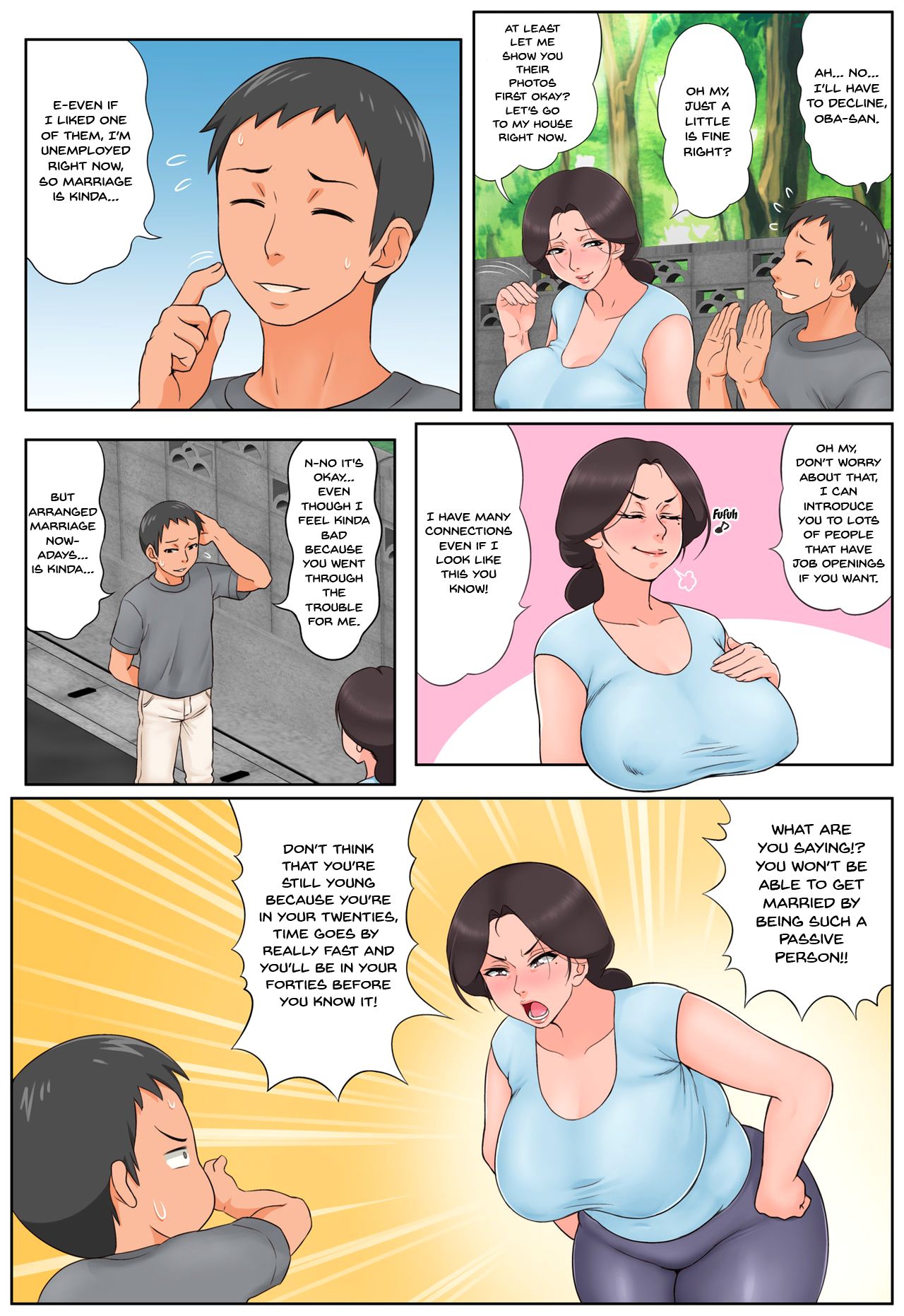 Chiisai koro kara Osewa ni natte iru Kinjo no Oba-san o Otoshite Tanetsuke! | I Got The Neighbor Lady Who Has Been Nice To Me Ever Since I Was Little To Fall For Me And Let Me Fuck Her! page 3 full
