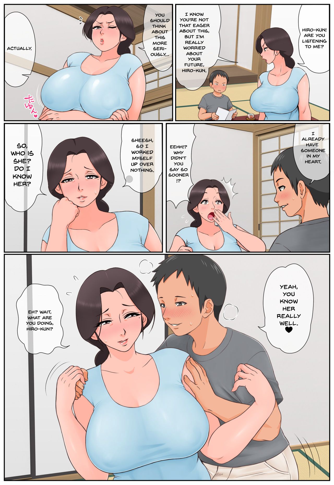 Chiisai koro kara Osewa ni natte iru Kinjo no Oba-san o Otoshite Tanetsuke! | I Got The Neighbor Lady Who Has Been Nice To Me Ever Since I Was Little To Fall For Me And Let Me Fuck Her! page 7 full