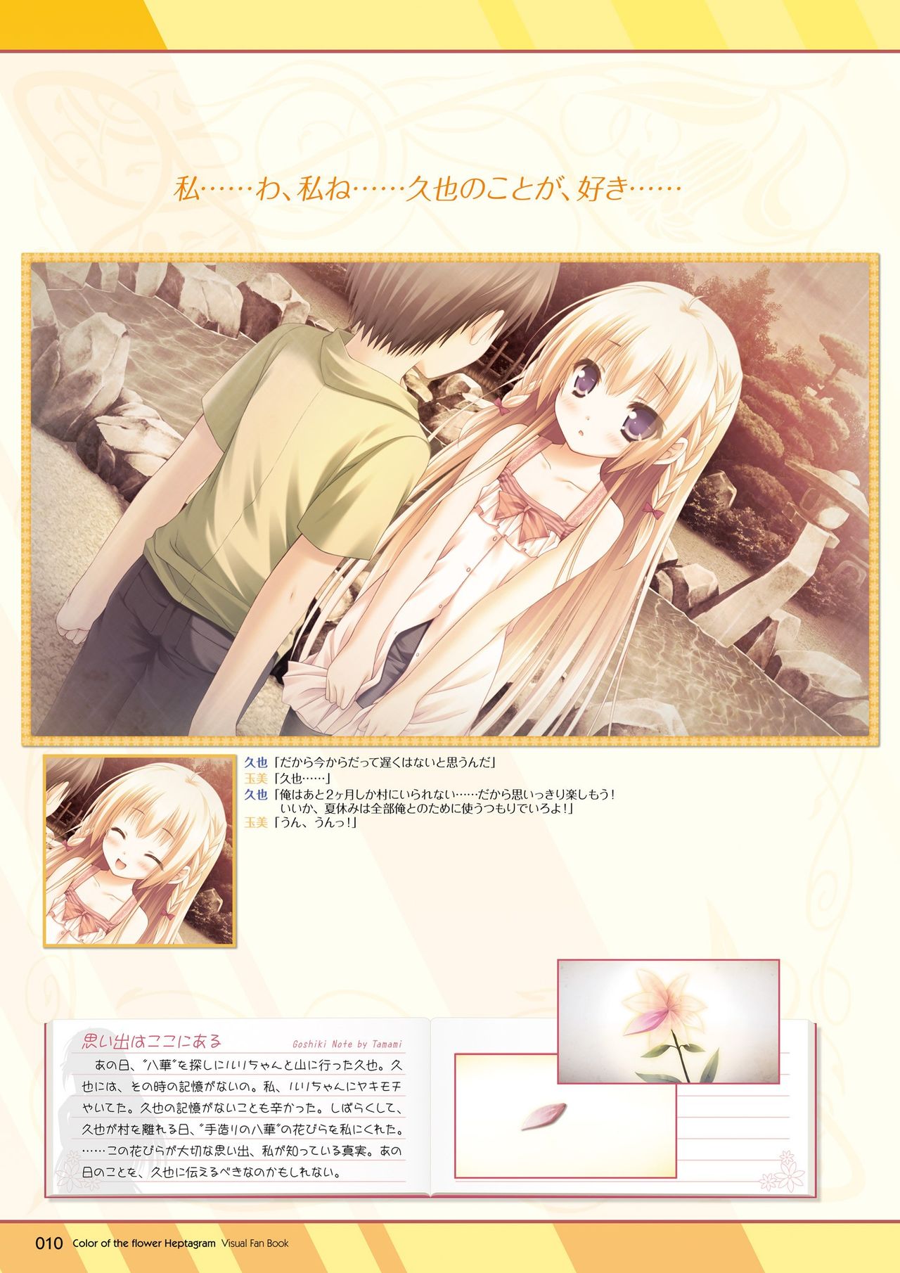Hanairo Heptagram visual fanbook page 11 full