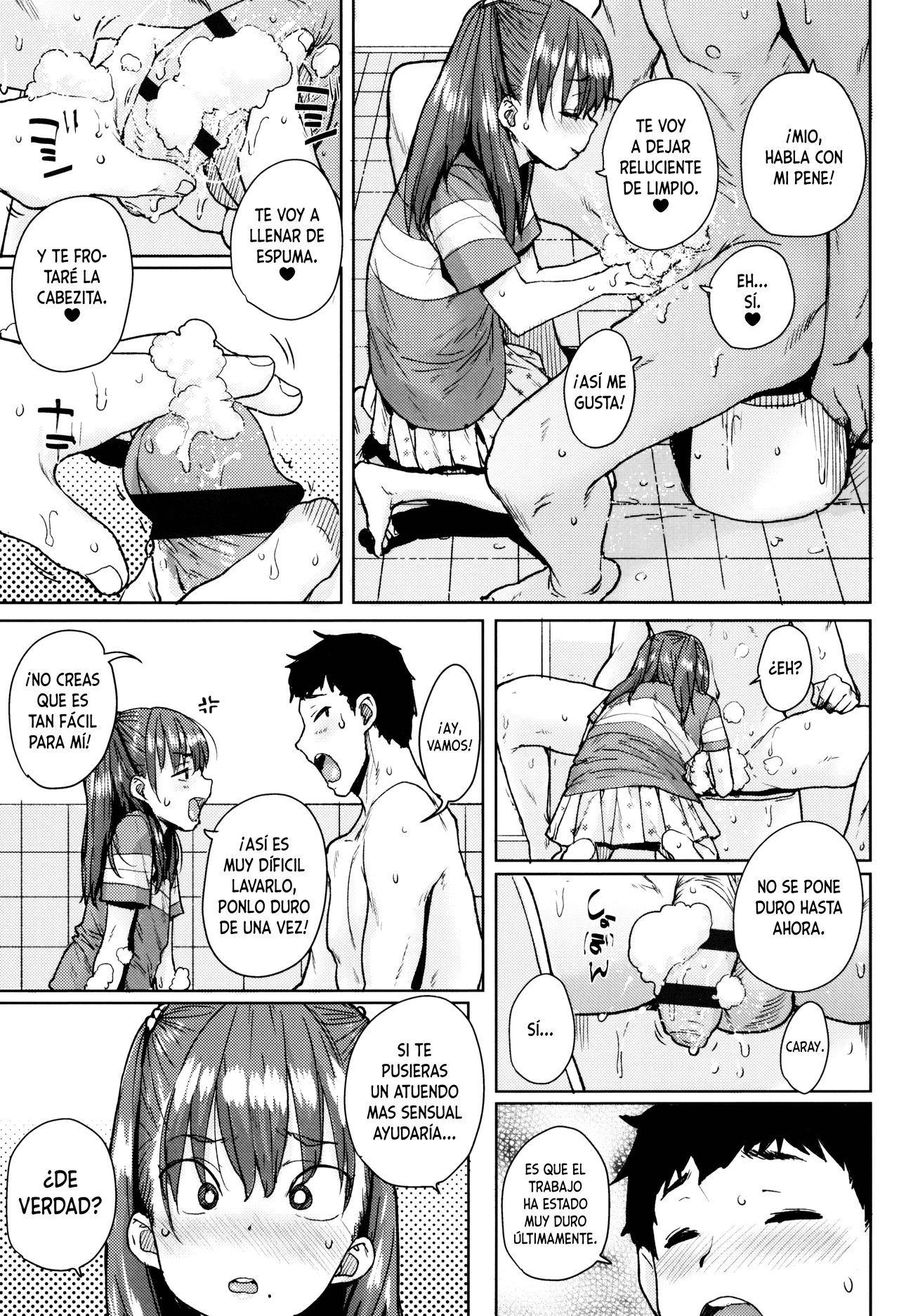 Ochinchin Arai no Arubaito | Trabajo de medio tiempo de aseo de pene - Page  7 - Comic Porn XXX