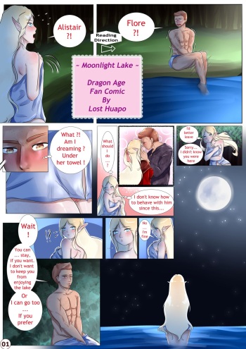Moonlight Lake [Dragon Age fan comic] - Lost Huapo cover