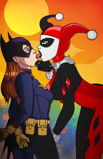 [Elmrtev] Harley Tricks (Batman) cover