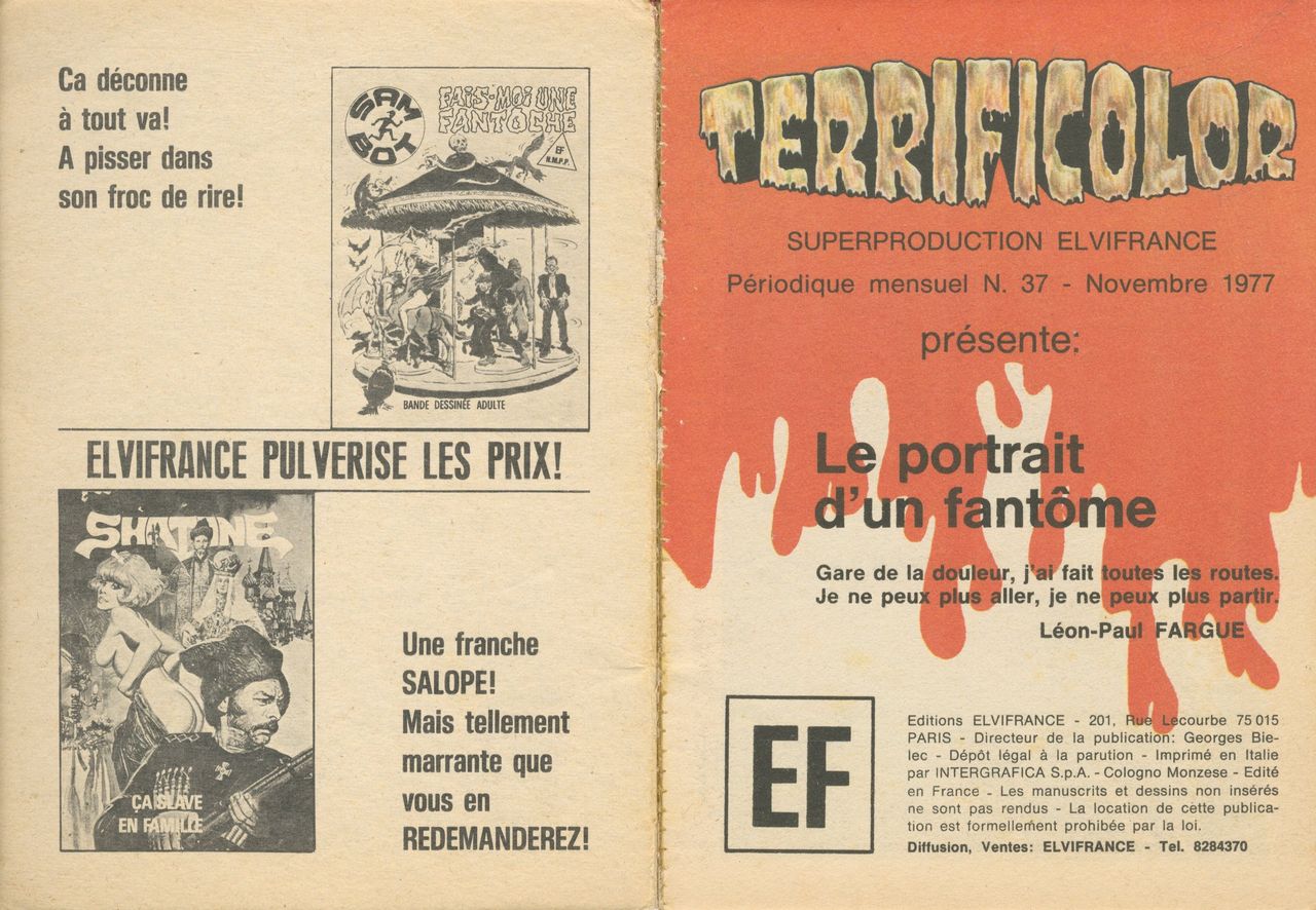 Elvifrance - Terrificolor - T37 - Le Portrait d'un Fantôme page 2 full