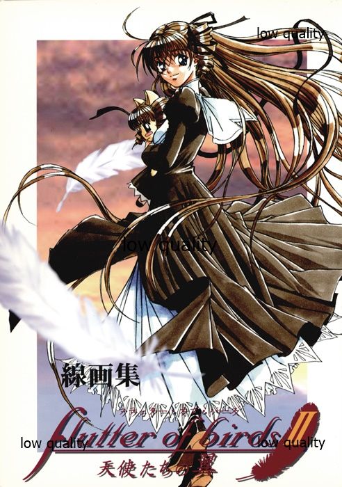 flutter of birdsII 天使たちの翼 線画集 page 1 full