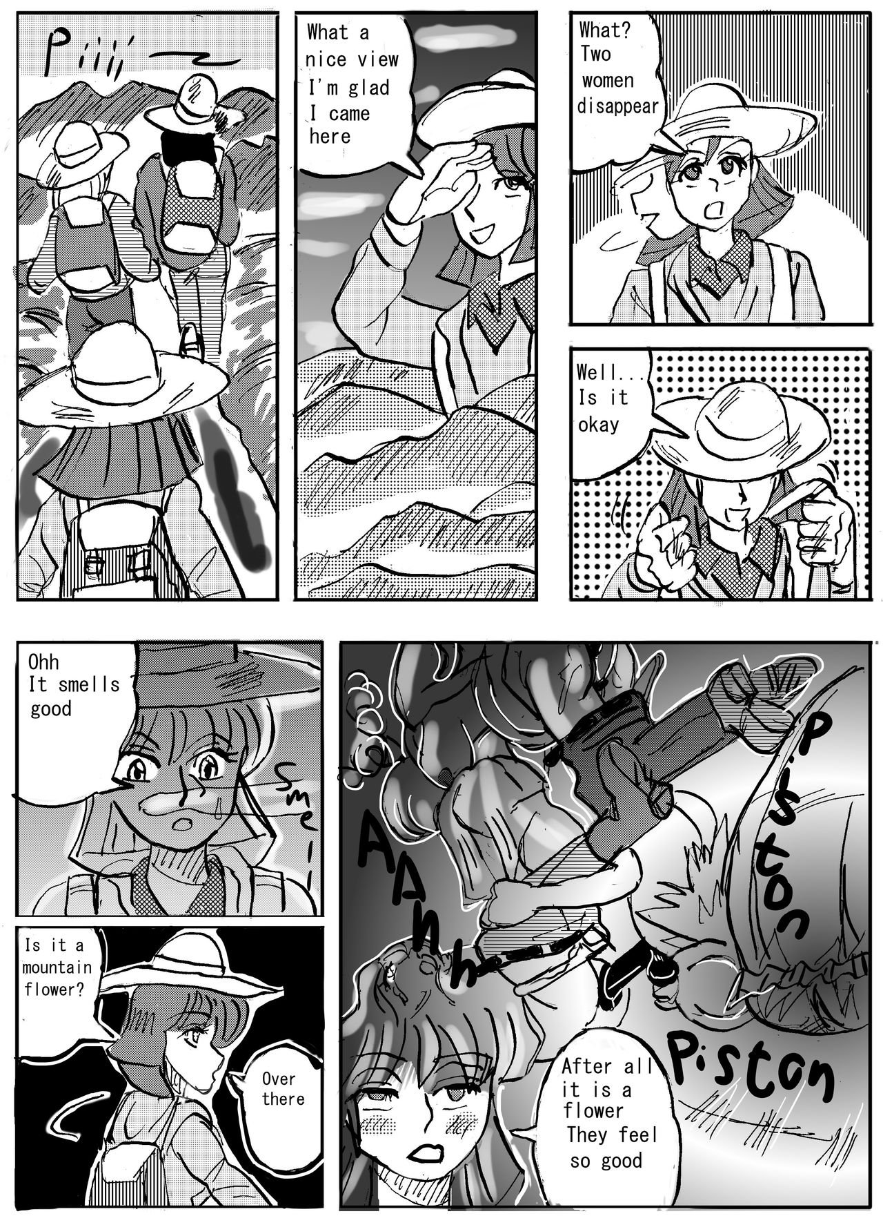 Flower vore "Human and plant heterosexual ra*e and seed bed" page 4 full