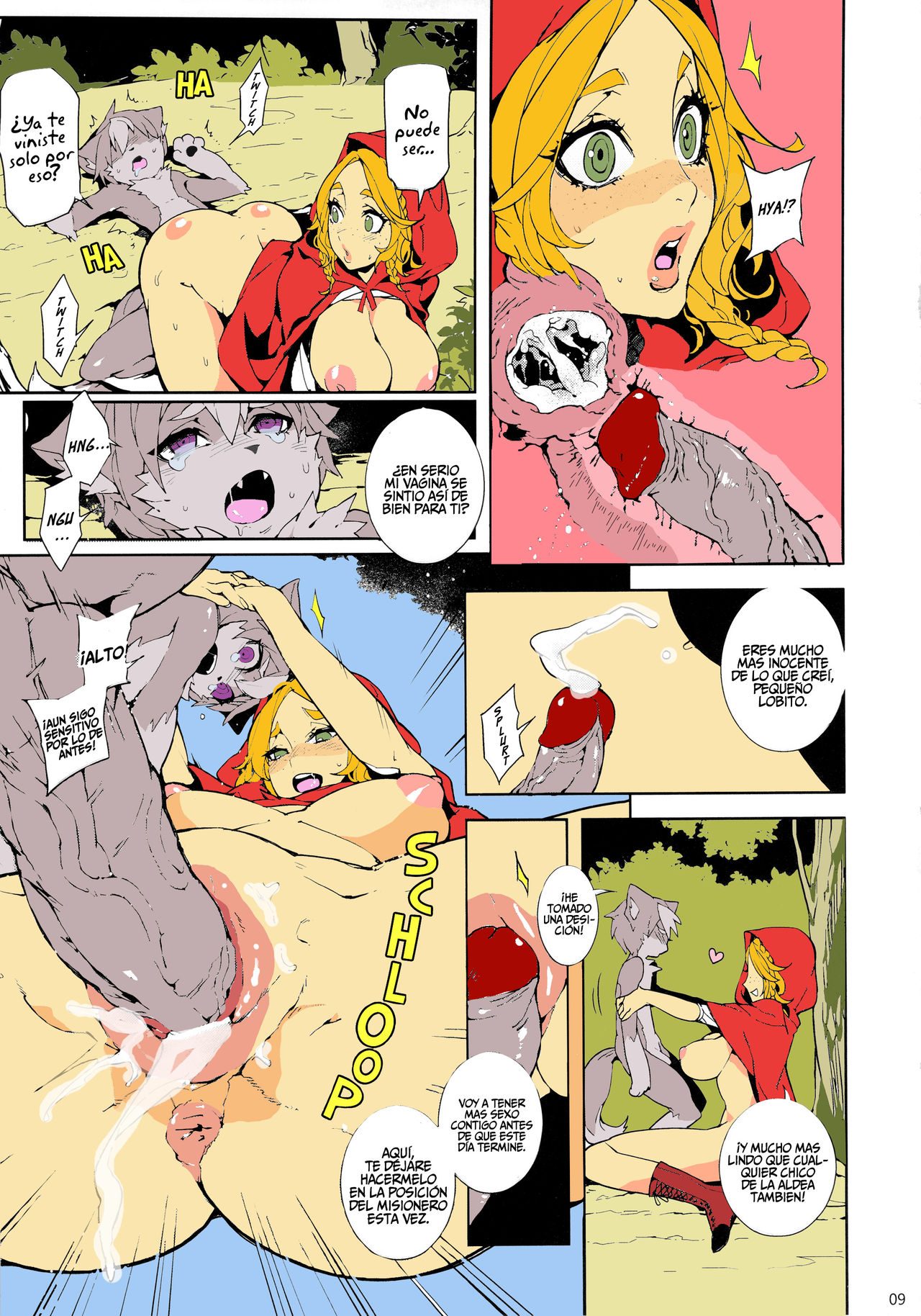 Destrucción de la niñez - Caperucita Roja y el Pequeño Lobo page 10 full