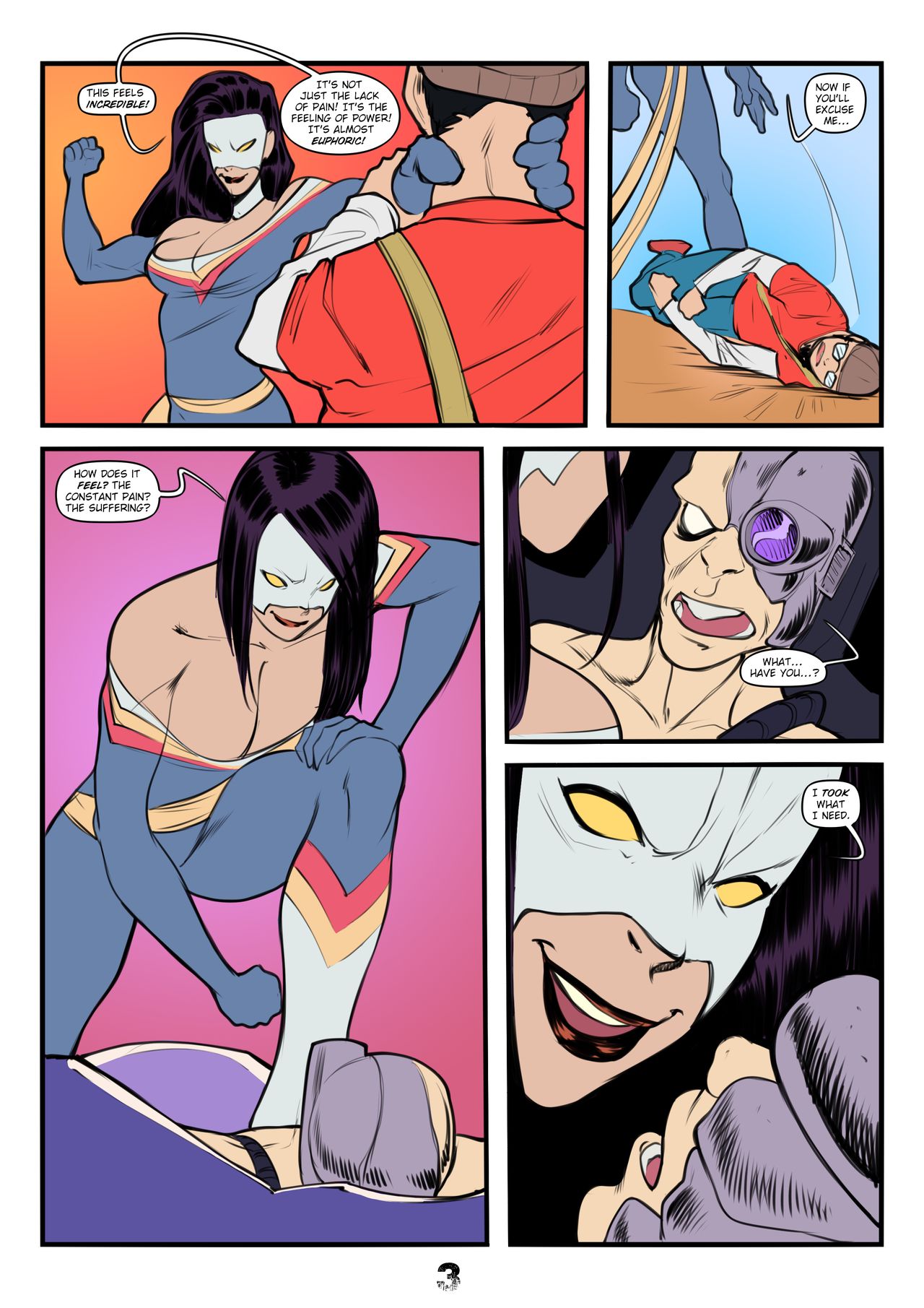 Outlet Wins / Evil Lady Valiant, page 3 full