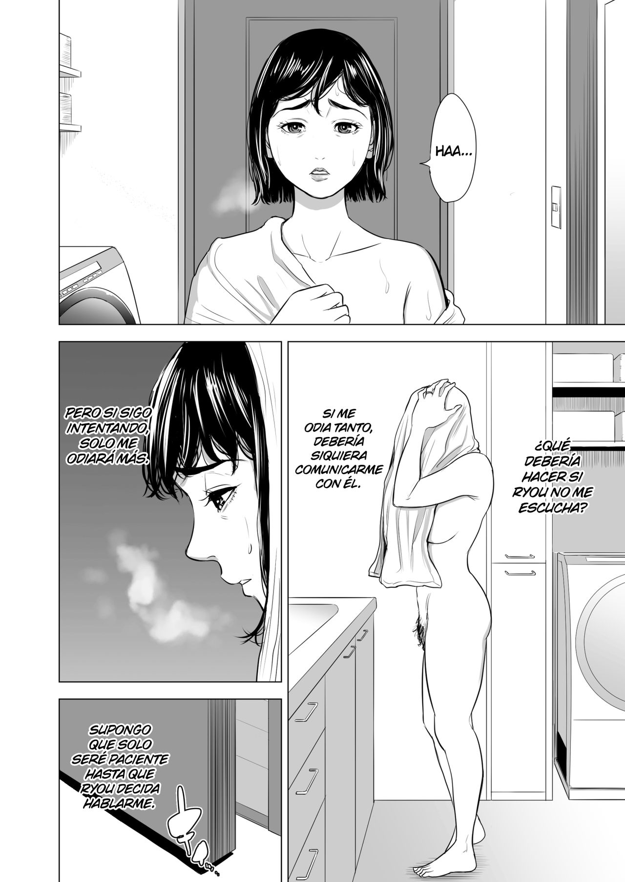 Haha no Tsutome ~Hikikomori Musuko no Seishori Dougu~ | El Deber de una Madre ~El Juguete Sexual de mi Hijo Encerrado~ page 11 full