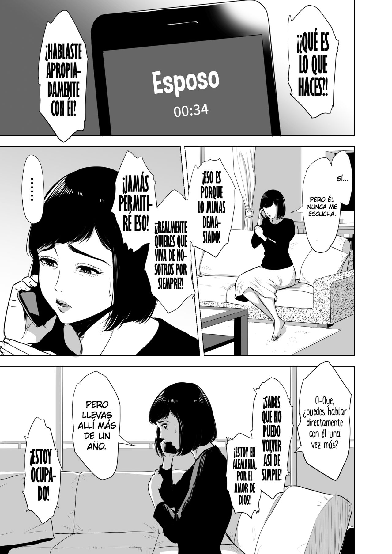 Haha no Tsutome ~Hikikomori Musuko no Seishori Dougu~ | El Deber de una Madre ~El Juguete Sexual de mi Hijo Encerrado~ page 4 full