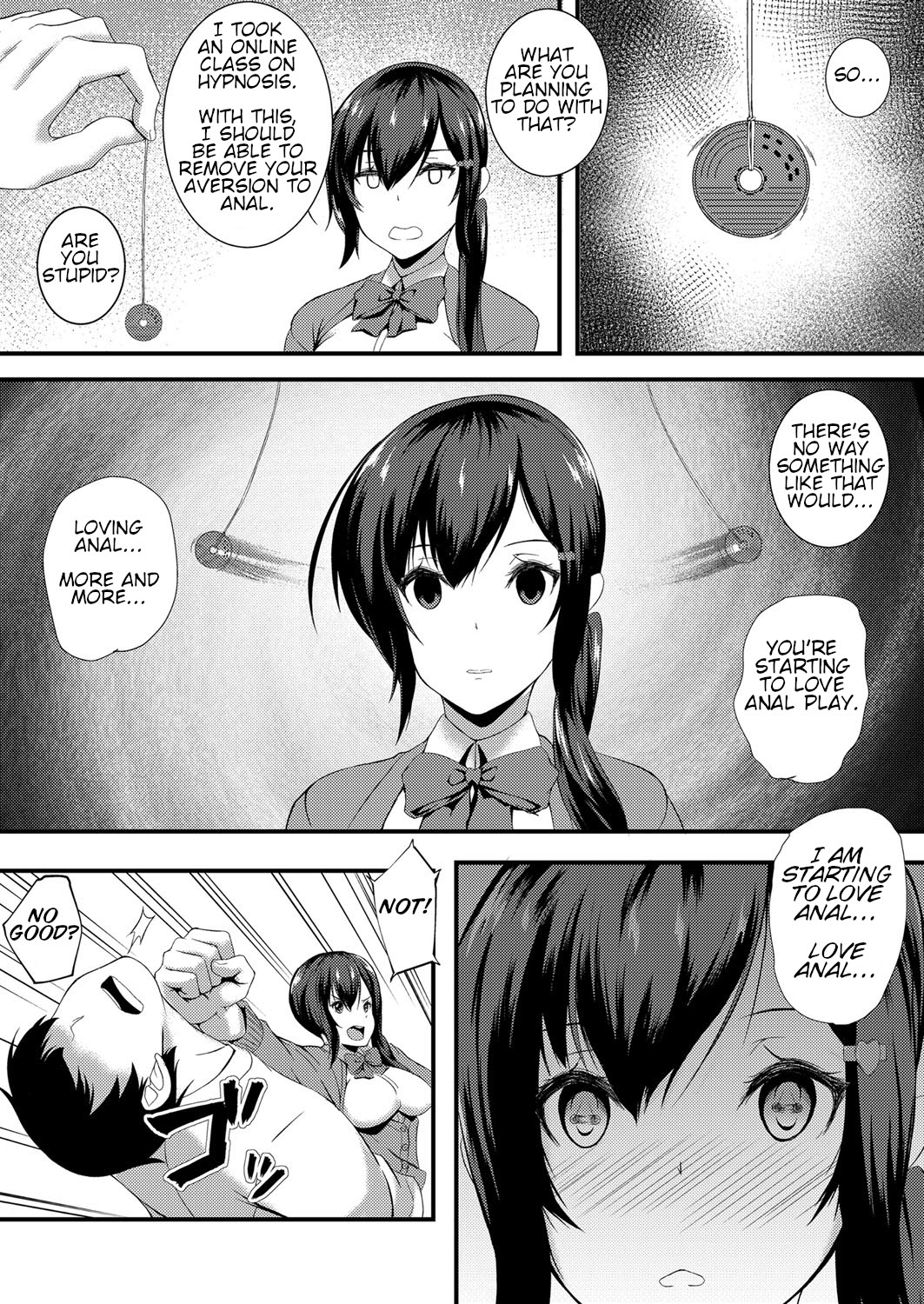 Tameshite Miyou! Saiminjutsu de JK Anaru | Give it a Try!  Schoolgirl Anal with Hypnotism page 6 full