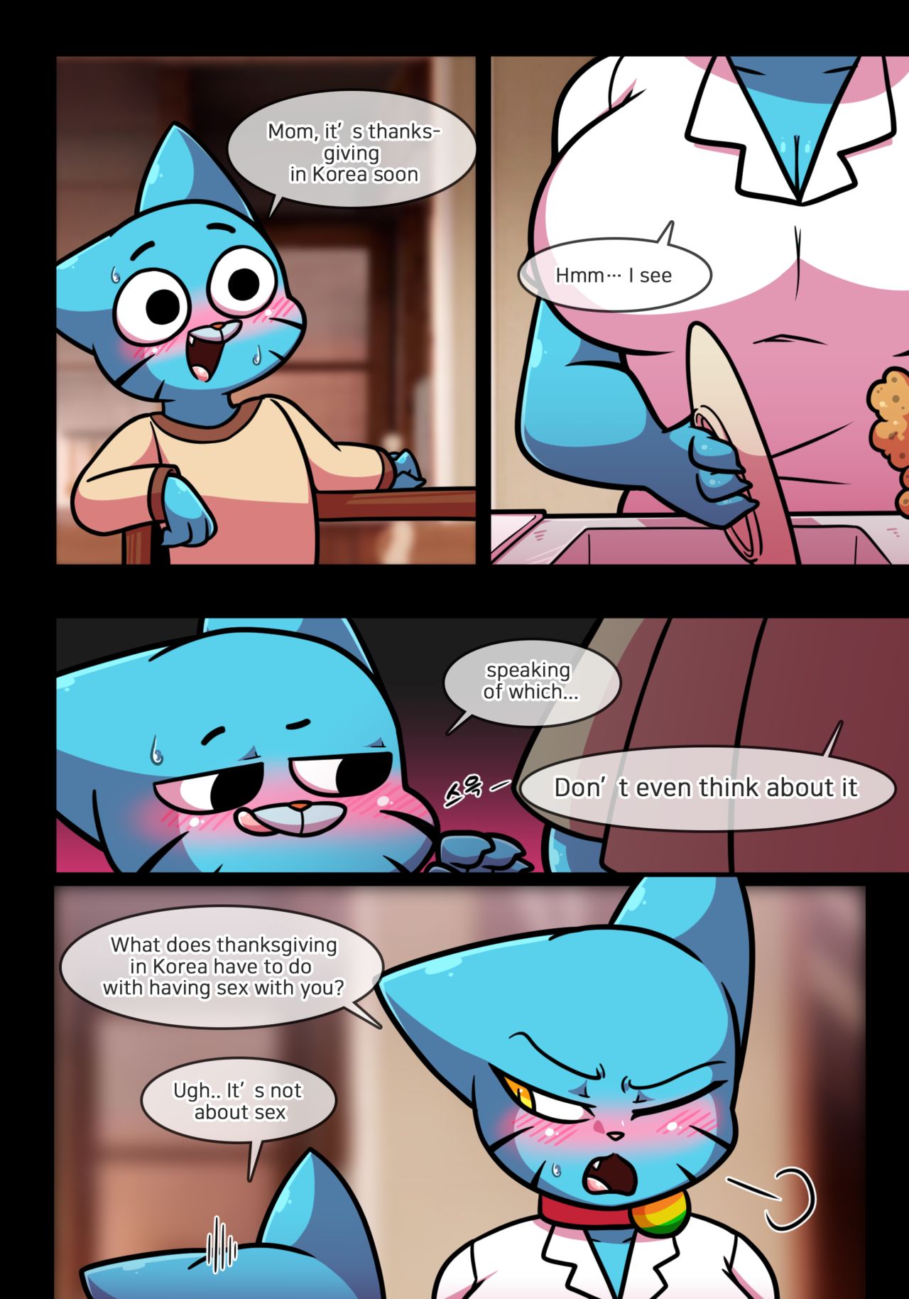 Lusty World of Nicole: Thanksgiving + Christmas page 1 full