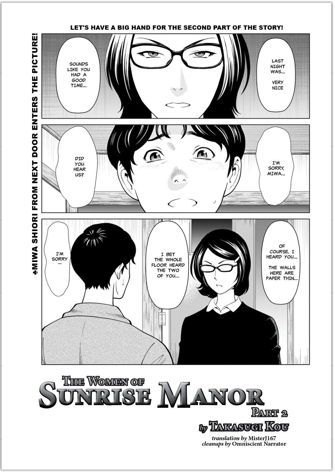 Hinodesou no Onna-tachi | Women of Sunrise Manor Ch. 2 page 1 full