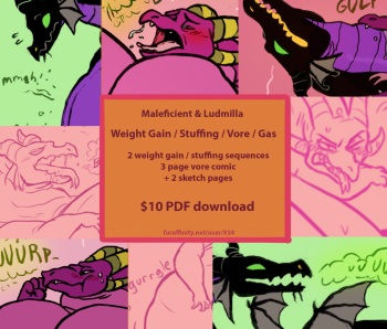 [934] Ludmilla & Maleficient Sketchpack cover