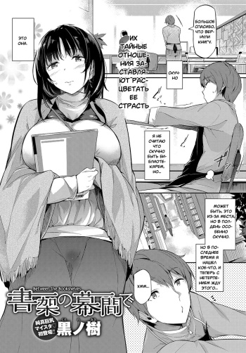 [Kuro no Miki] Shoka no Makuai de | Between the Bookshelves (COMIC Anthurium 2017-07) [Russian] [Digital] cover