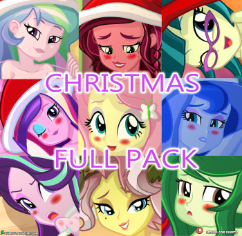 (Dieart77) Christmas Full Pack (Equestria Girls) cover