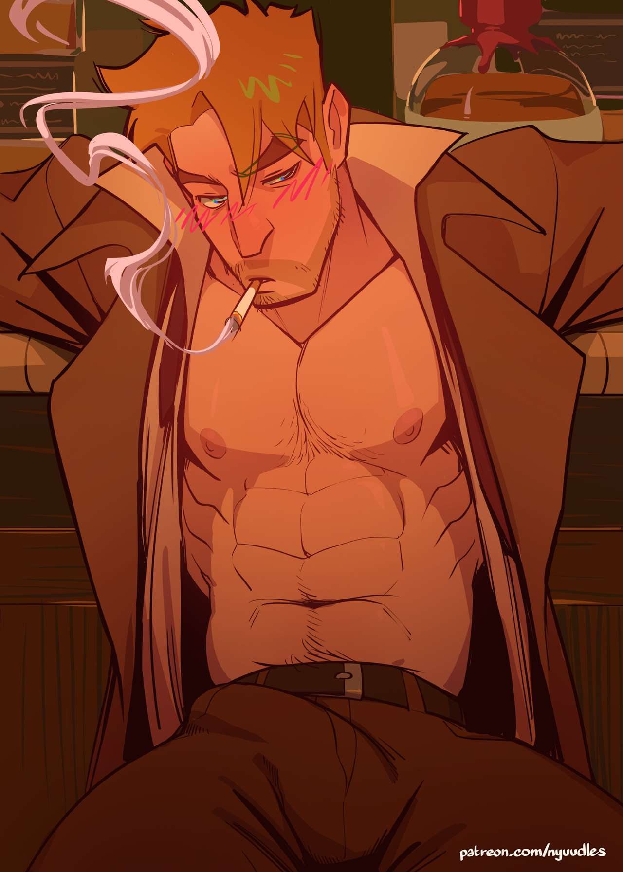Spellbound: A John Constantine x King Shark Fan Comic page 2 full