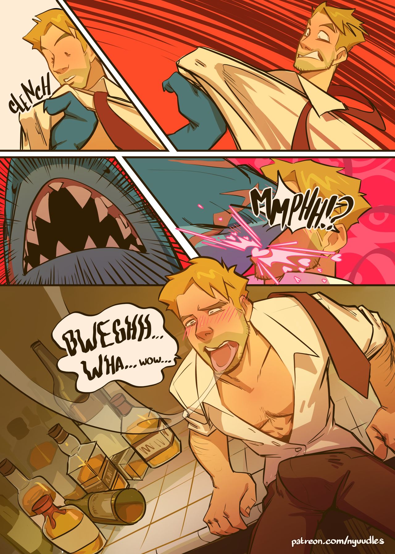 Spellbound: A John Constantine x King Shark Fan Comic page 7 full