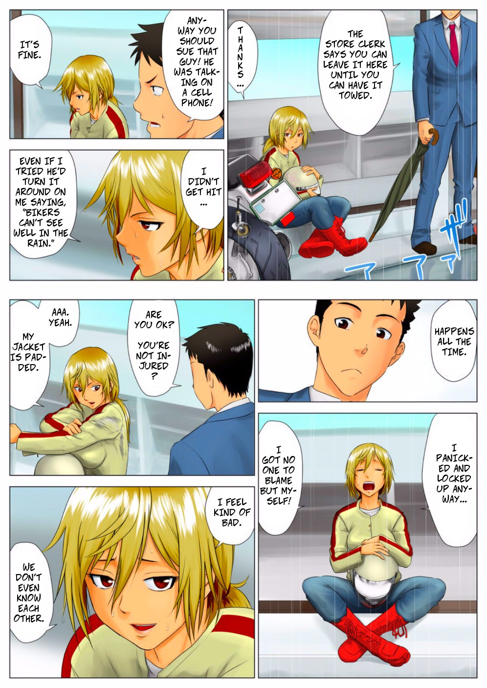 Yuuka -Tonari no Kinpatsu Musume ga Jitsu wa Otome datta Hanashi- | Yuka, My Dangerous Blonde Neighbor, Was Actually a Virgin page 10 full
