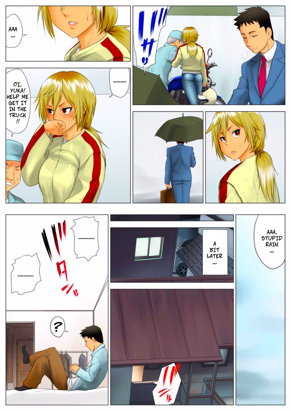 Yuuka -Tonari no Kinpatsu Musume ga Jitsu wa Otome datta Hanashi- | Yuka, My Dangerous Blonde Neighbor, Was Actually a Virgin page 12 full