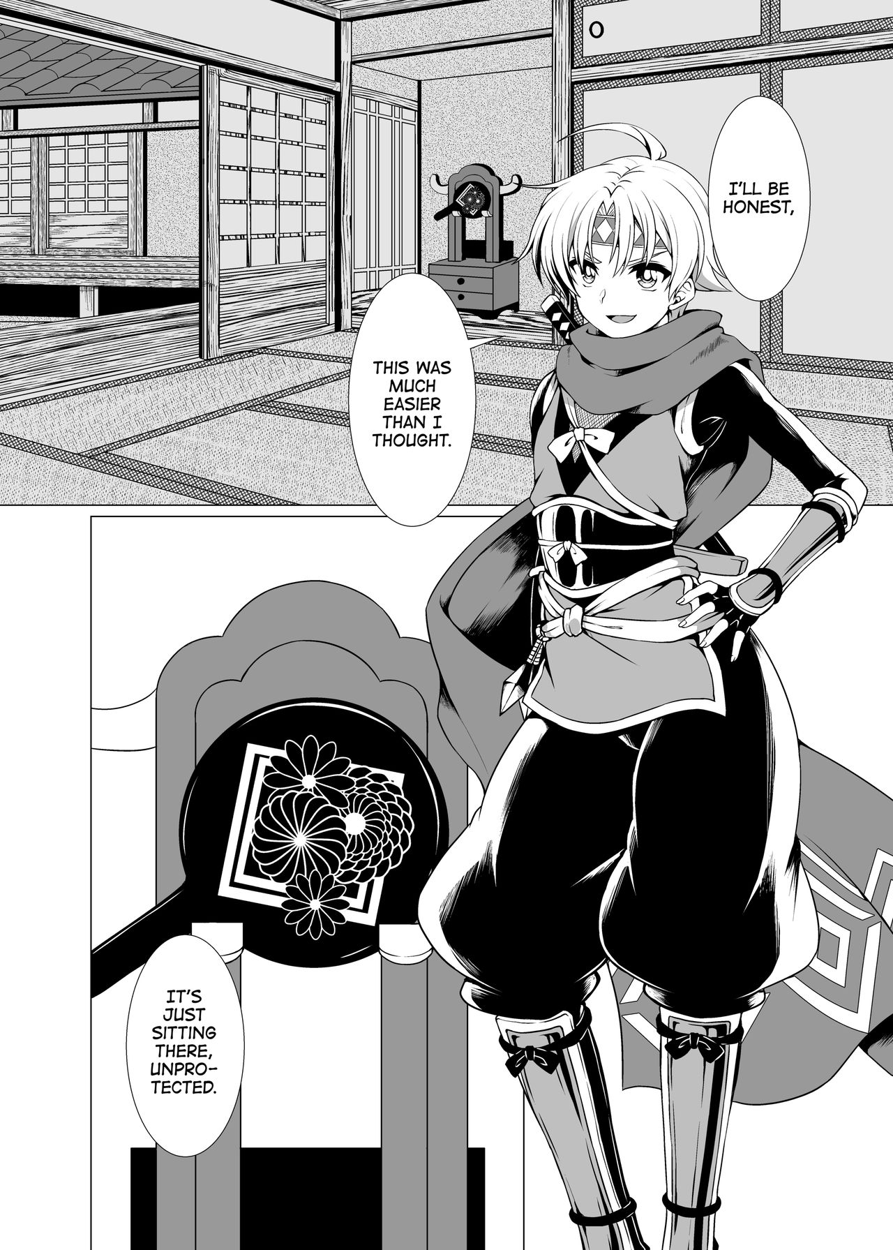 Inka Ranman ~Youshi Bitai no Yami no Shinobi, Kyousei Nyotaika~ | Lewd Flower Bloom! Flirtatious Ninja Thrown into a Woman's Body! page 3 full