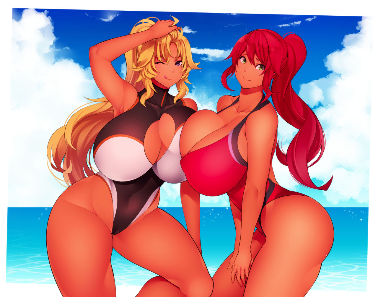 Yang Xiao Long & Pyrrha Nikos page 3 full