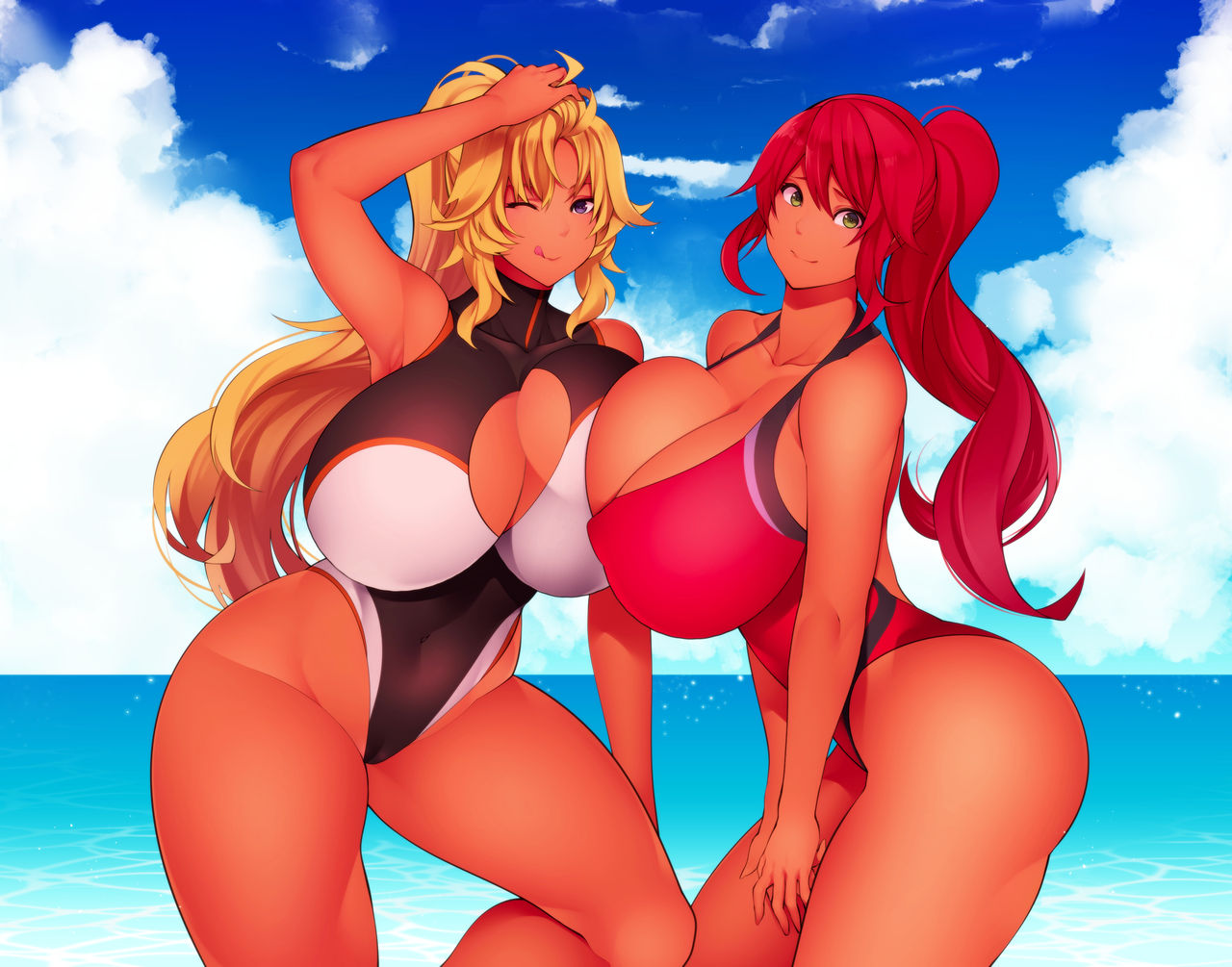 Yang Xiao Long & Pyrrha Nikos page 7 full