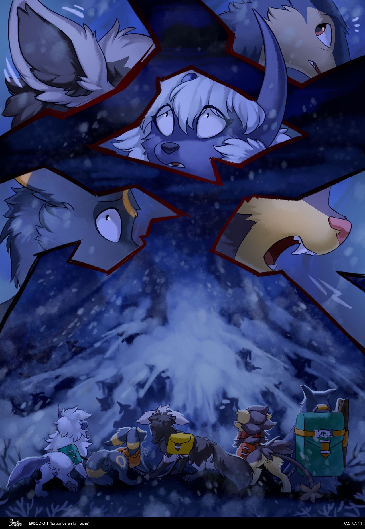 9Tales  Episodio 1 - Extraños en la Noche page 12 full