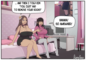 [Lewdua] Alison Helping Natasha cover