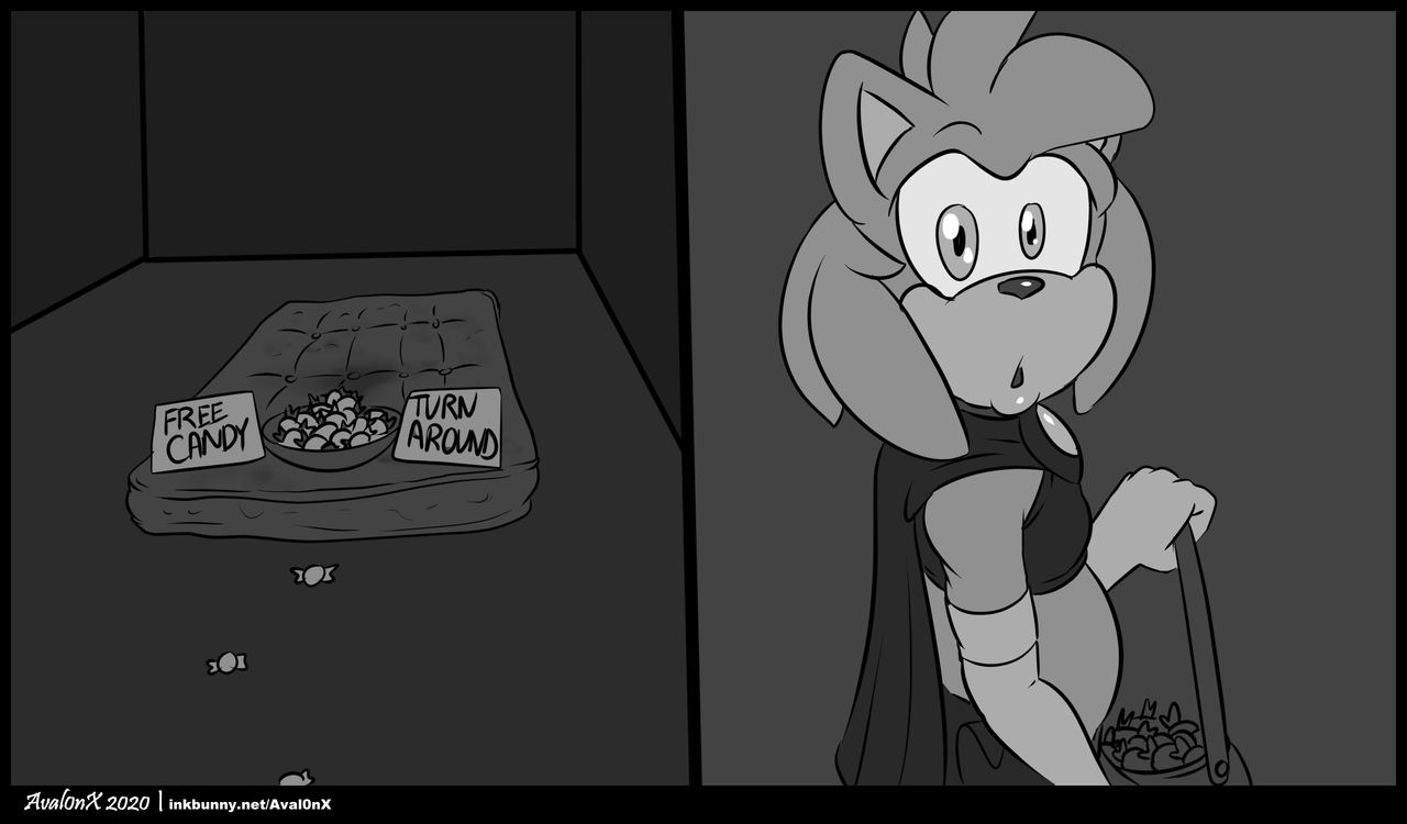 Lil Amy in A Humpy Bumpy Halloweenie page 3 full