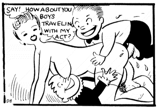 Hans and Fritz Meet a Hootchie Cootchie page 9 full