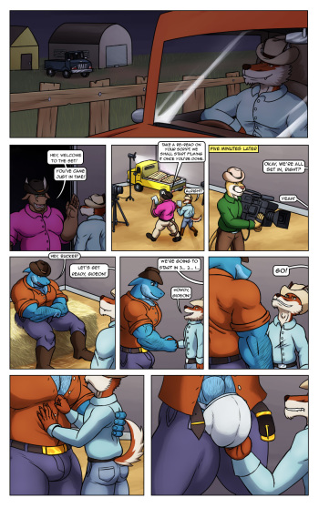 [Augensinum] Gideon and Bucker’s Gay Cowboy Porn Shoot cover