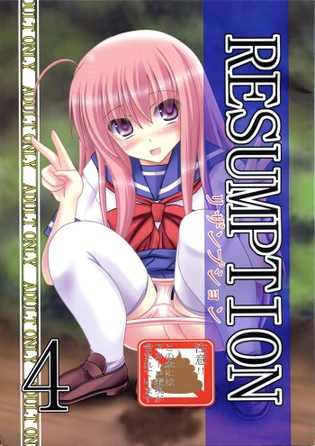 (C86) [Kyuushoku Dorobou (Murakumo)] RESUMPTION 4 cover