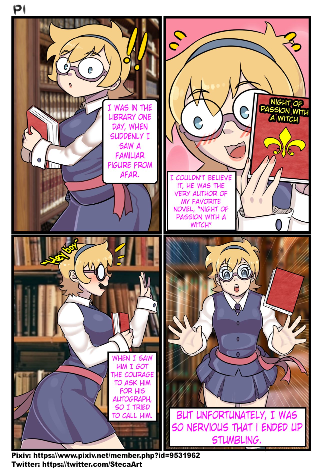 little witch academia Comic English Version page 1 full