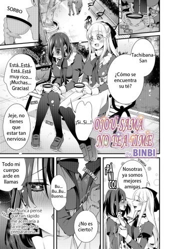 [Binbi] Ojou-sama no Tea Time (WEB Ban Mesuiki!! Nyotaika Yuugi) [Spanish] [Hentai TSF] cover