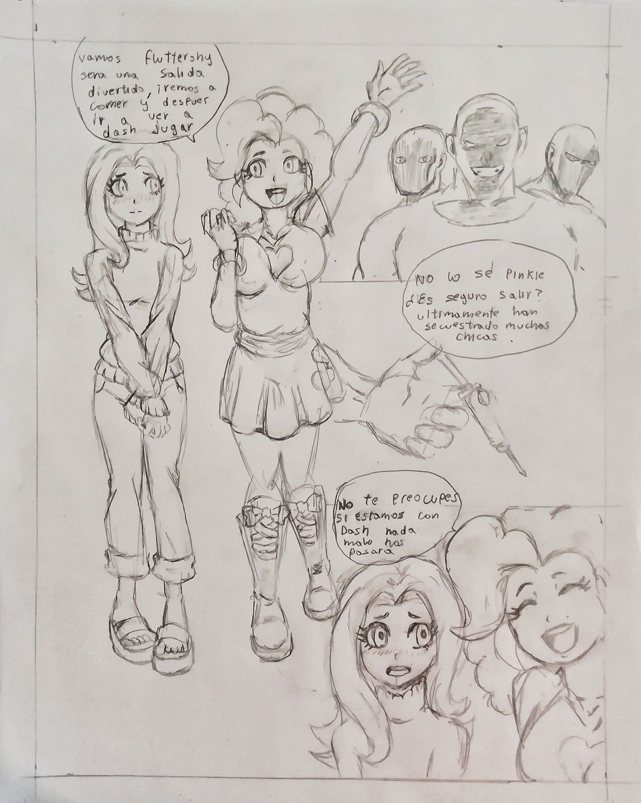 la fiesta de fluttershy y pinkie pie page 1 full