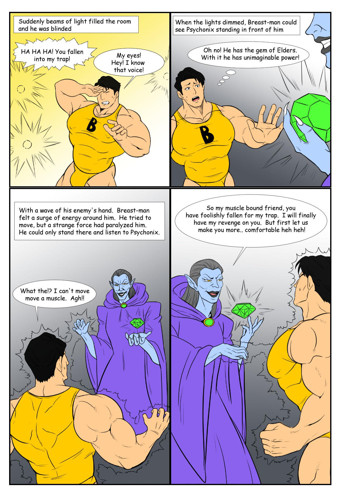 Breast-Man #1 page 3 full