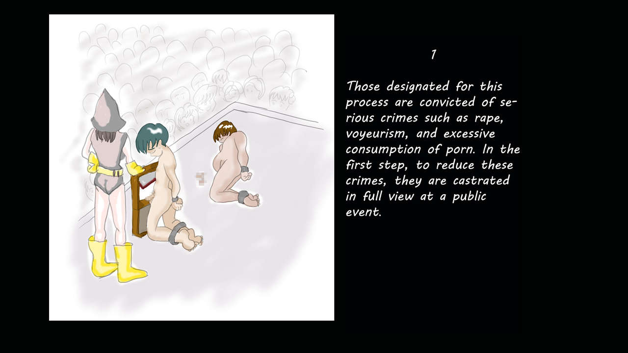 The plan for  brainwashing, forced feminization and pregnancy  of criminals to increase the birth rate page 3 full