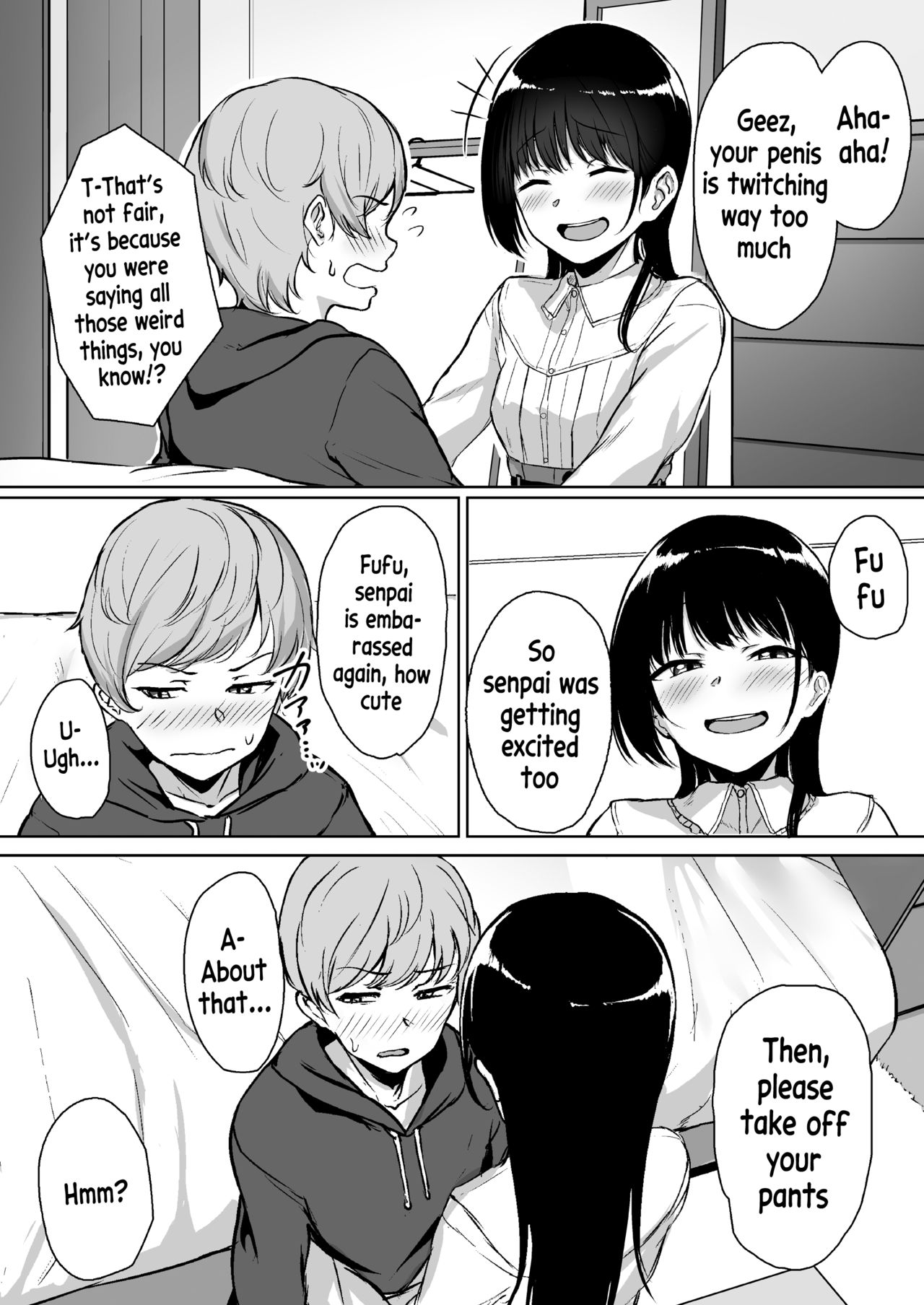 Ijiwaru de Amaama ~Kouhai Kanojo ni Tekoki de Aisarereru Ohanashi~ page 8 full