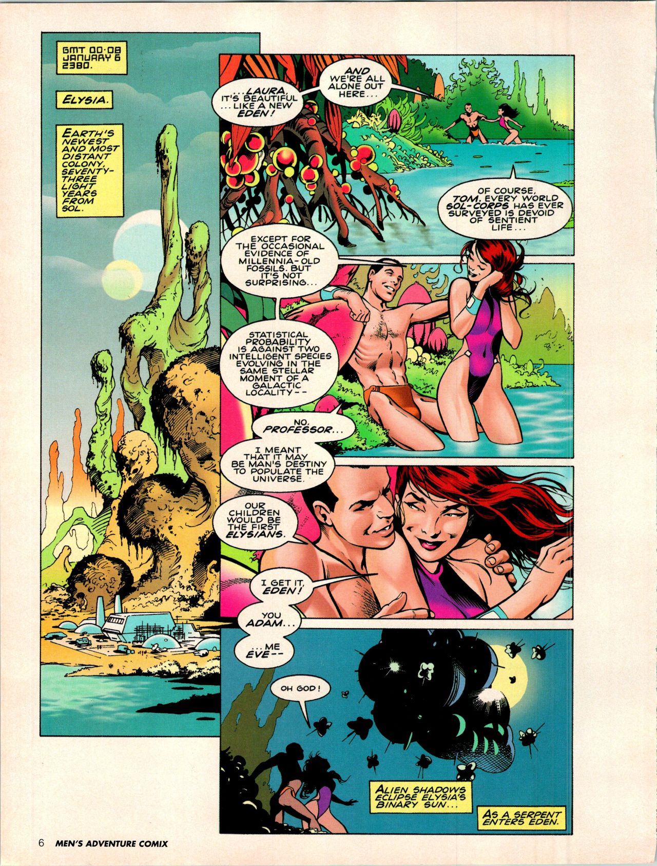 Penthouse Men's Adventure Comix 7 page 8 full