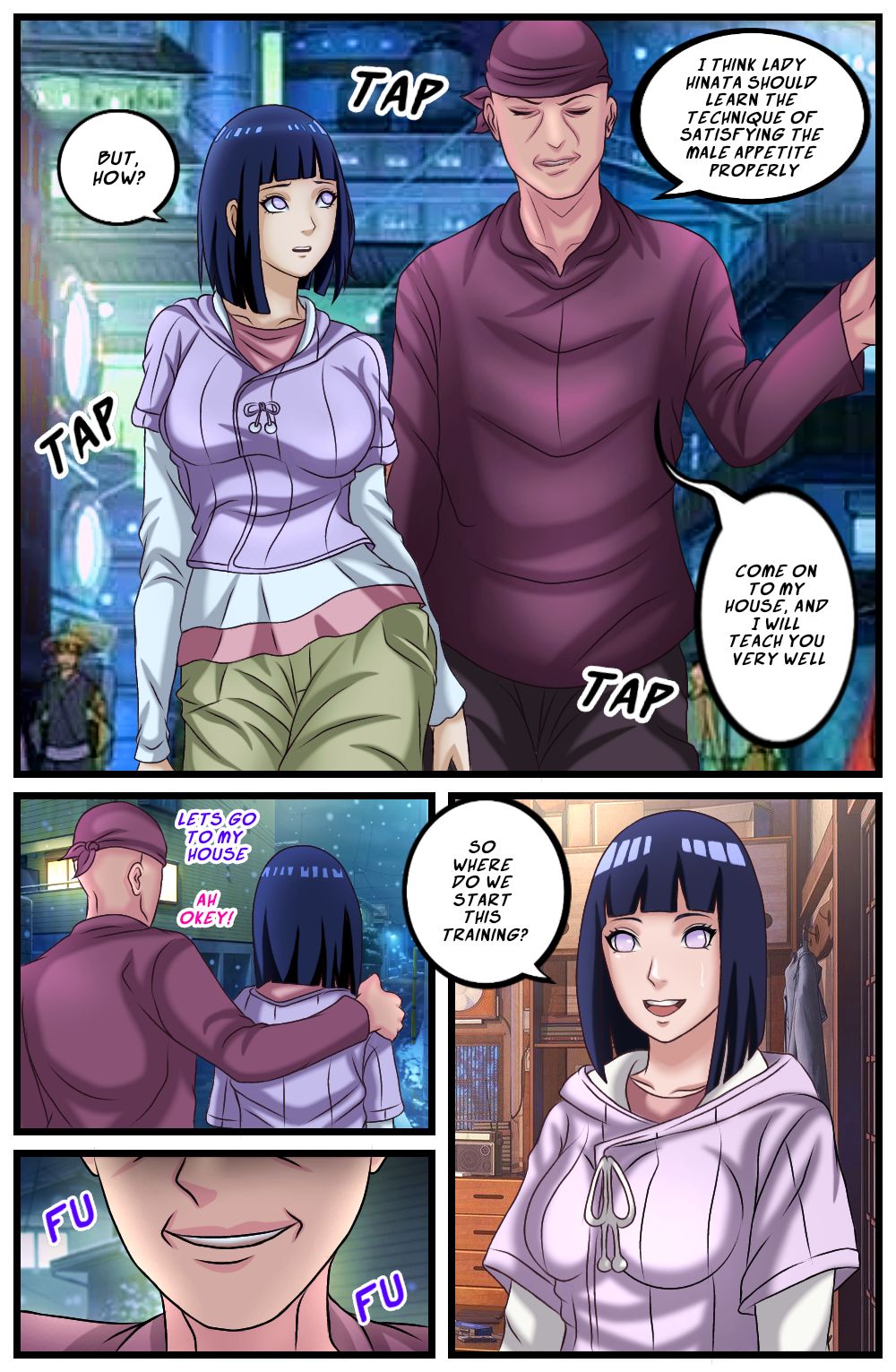 Kunoichi Hunter -Hinata Hyuga- Snuff Comic Part 1 page 2 full