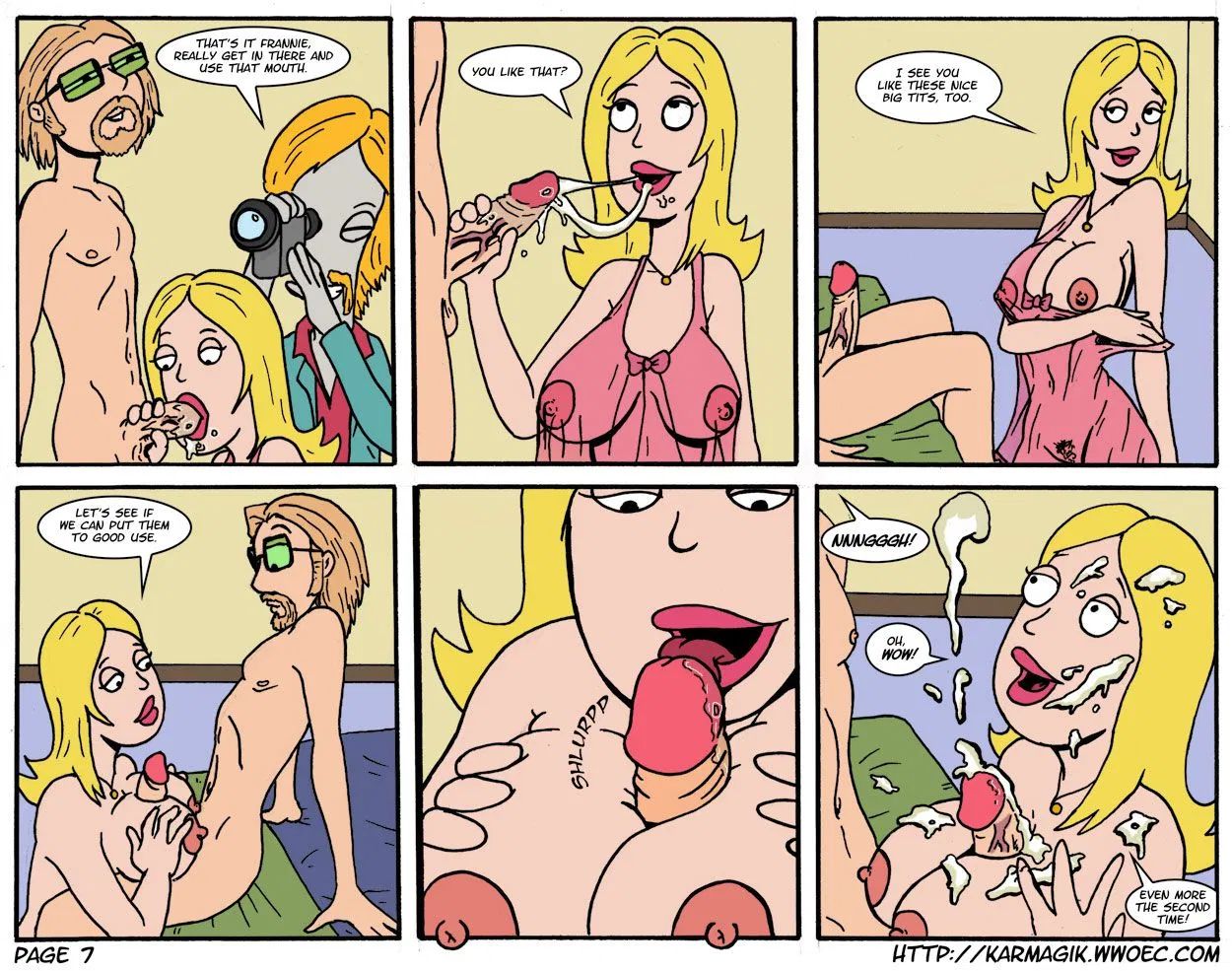 The American Wet Dream - American Dad - Color - complete page 7 full