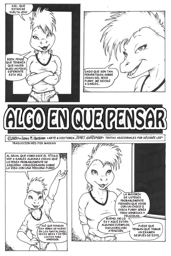 Algo en Que Pensar page 1 full