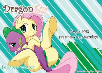(C84) [Kezukaya (Ichiba)] DragonShy (My Little Pony: Friendship is Magic)  [Spanish] [Red Fox Makkan] [Decensored] cover