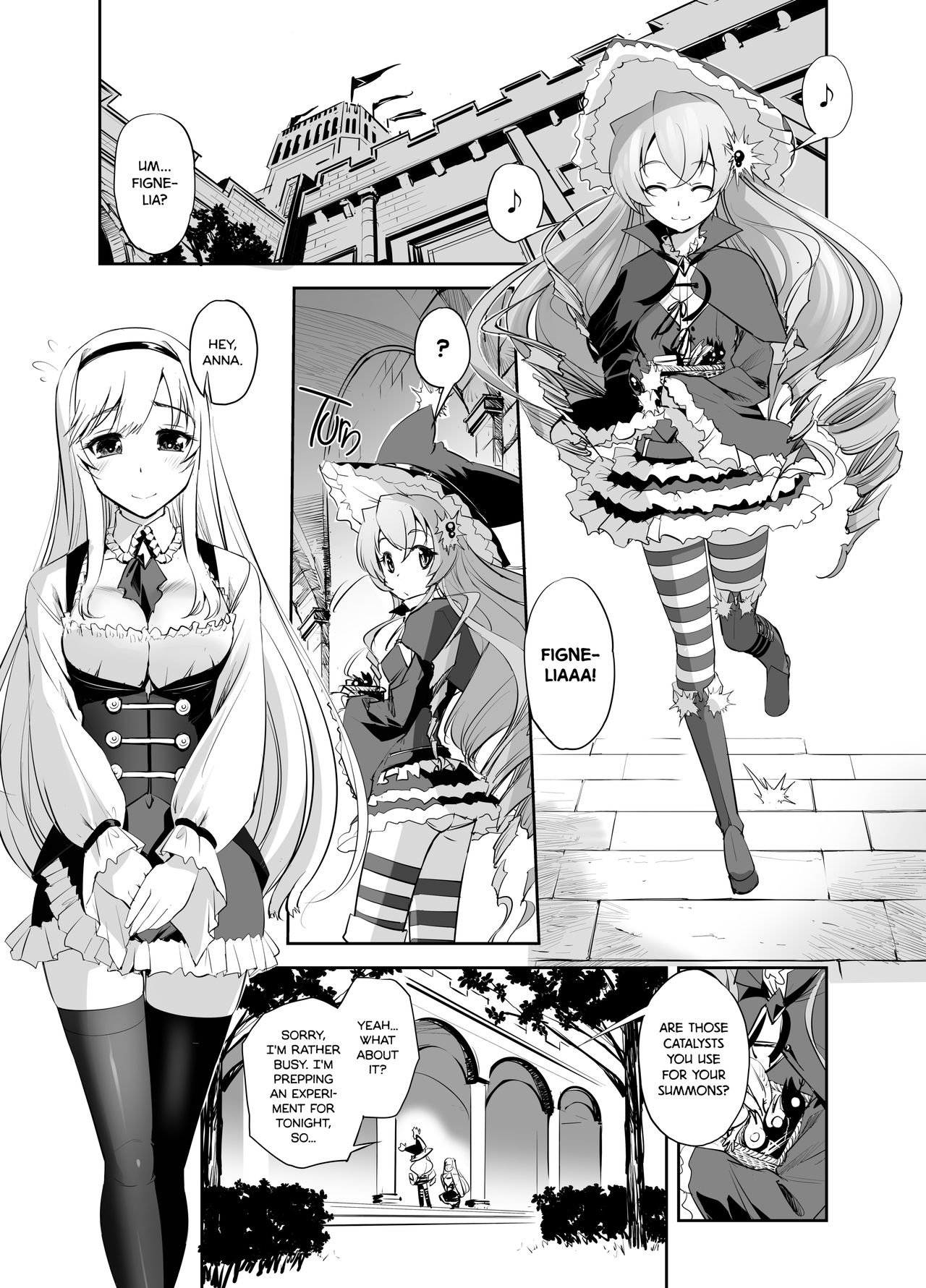 Anna to Majo no Shokushu Yuugi | Anna and the Witch's Tentacles page 2 full