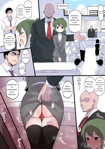 [Doushia (Terasu MC)] Shachou no Aijin ni Sarete shimatta Kouhai no Hanashi (Senpai ga Uzai Kouhai no Hanashi) [Spanish] cover