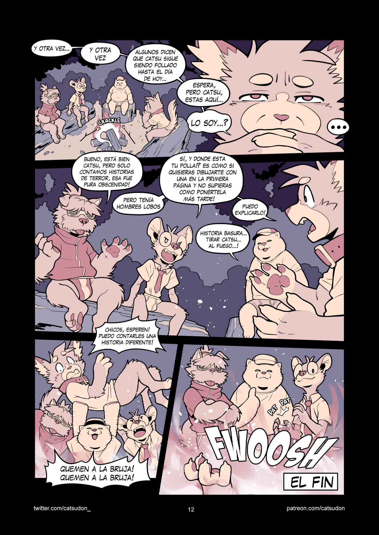 Catsudon Gets Gangbanged In the Woods By Werewolves Who Are Also a Bunch of Dorks page 12 full