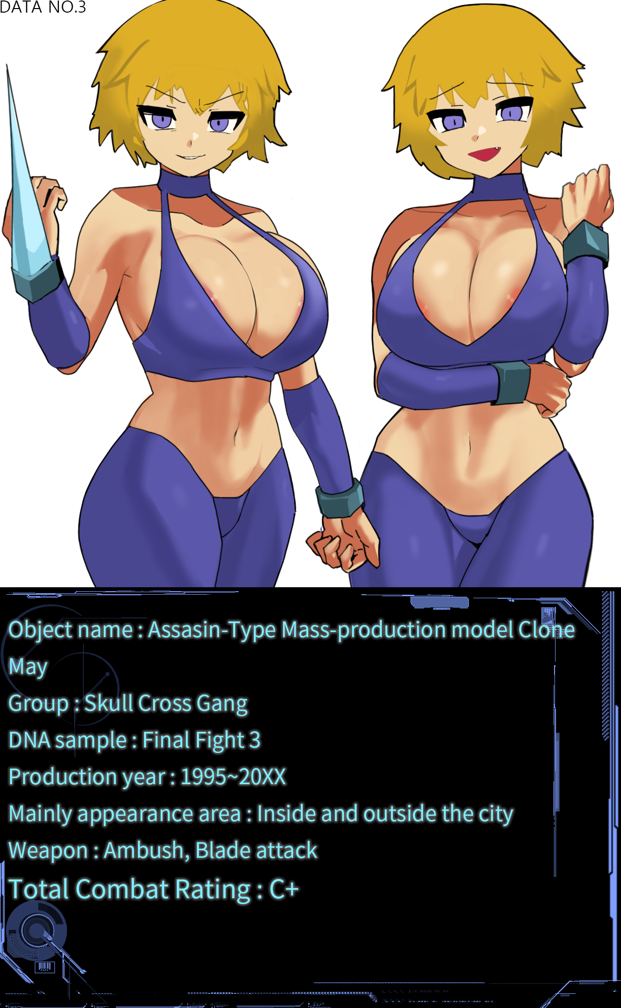 Female Combat Data Vol. 1 page 11 full