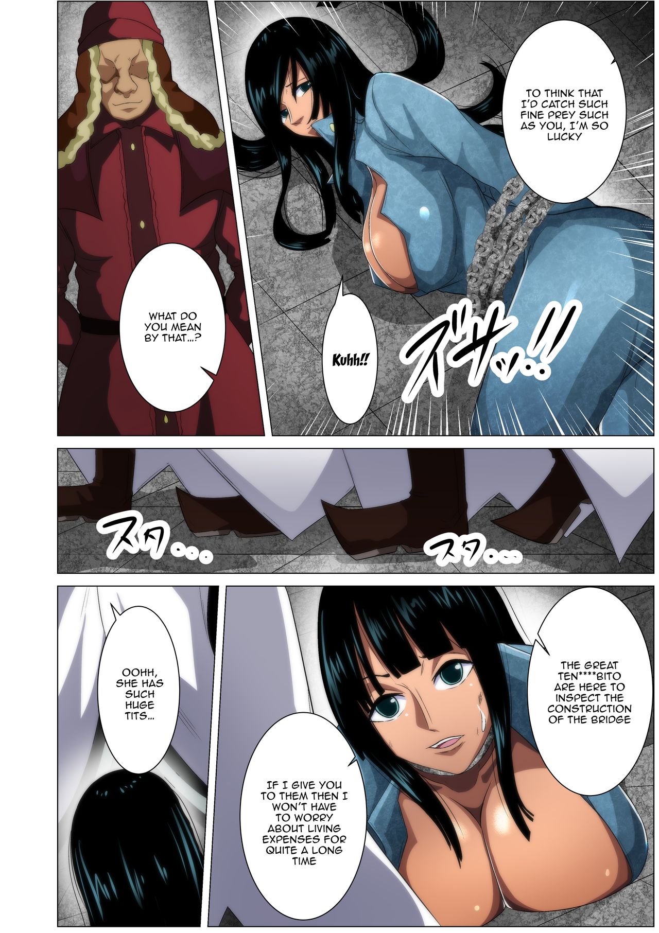 Torawareta Bakunyuu Kaizoku no Matsuro | The Fate Of The Captured Big Breasted Pirate page 4 full