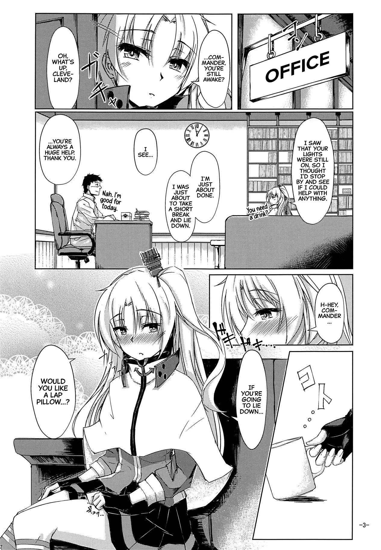Shikikan wa Cleveland no Koto ga Motto Shiritai! | The Commander Wants To Know More About Cleveland! page 2 full